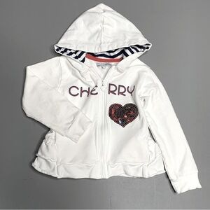 Piaza Italia little girls 3-4Y ruffled hoodie